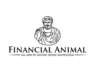 [Name] Financial Animal [Slogan or Tag Line] All men by nature desire knowledge. logo design by oke2angconcept