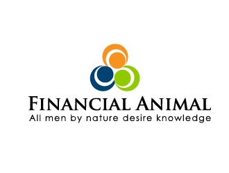 [Name] Financial Animal [Slogan or Tag Line] All men by nature desire knowledge. logo design by Marianne