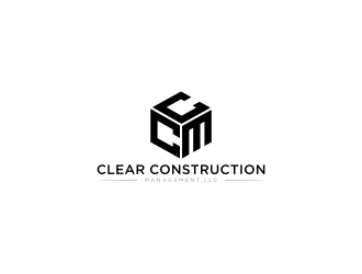 Clear Construction management, LLC logo design by L E V A R