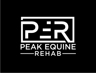 Peak Equine Rehab logo design by BintangDesign