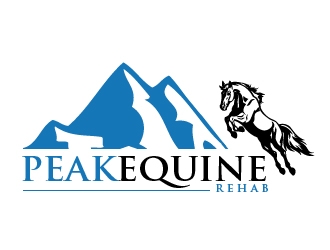 Peak Equine Rehab logo design by shravya