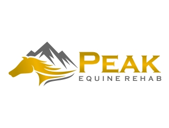 Peak Equine Rehab logo design by ruki