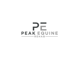 Peak Equine Rehab logo design by bricton