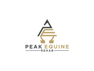 Peak Equine Rehab logo design by bricton