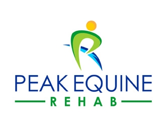 Peak Equine Rehab logo design by MAXR
