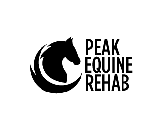 Peak Equine Rehab logo design by czars