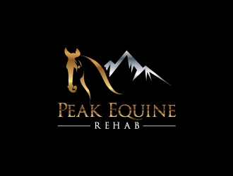 Peak Equine Rehab logo design by uttam