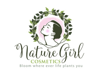 Nature Girl Cosmetics logo design by DreamLogoDesign