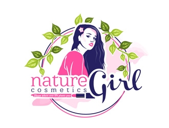 Nature Girl Cosmetics logo design by DreamLogoDesign