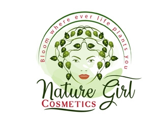 Nature Girl Cosmetics logo design by DreamLogoDesign