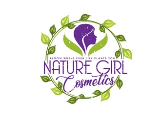 Nature Girl Cosmetics logo design by DreamLogoDesign