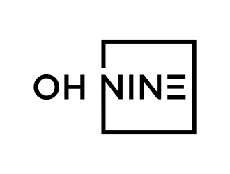 Oh Nine logo design by oke2angconcept