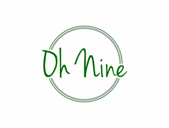 Oh Nine logo design by ammad