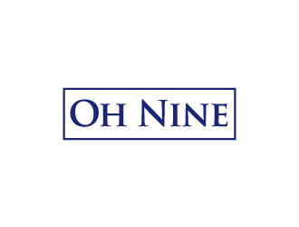 Oh Nine logo design by bluespix