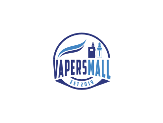 Vapers Mall logo design by bricton