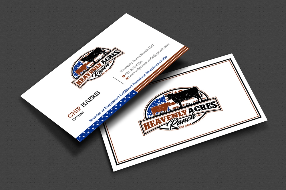 Heavenly Acres Ranch, LLC logo design by DreamLogoDesign