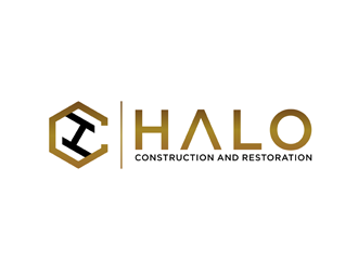 Halo Construction and Restoration logo design by bomie