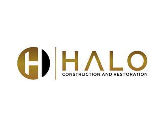 Halo Construction and Restoration logo design by bomie