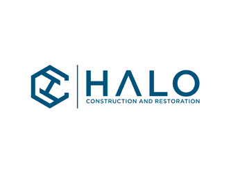 Halo Construction and Restoration logo design by bomie