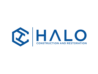 Halo Construction and Restoration logo design by bomie