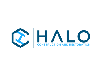 Halo Construction and Restoration logo design by bomie