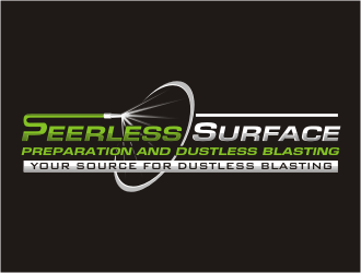 Peerless Surface Preparation and Dustless Blasting logo design by bunda_shaquilla