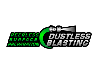 Peerless Surface Preparation and Dustless Blasting logo design by done
