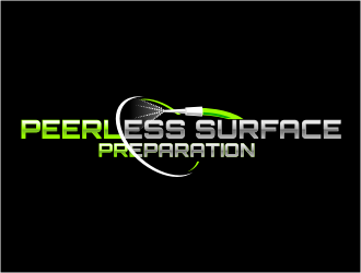 Peerless Surface Preparation and Dustless Blasting logo design by rgb1