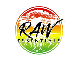 RAW Essentials logo design by ElonStark