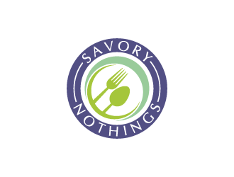 Savory Nothings logo design by pencilhand