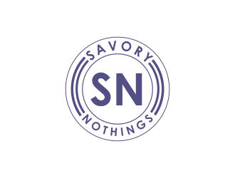 Savory Nothings logo design by giphone
