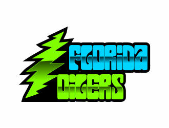 lightning bolt logo design by Girly