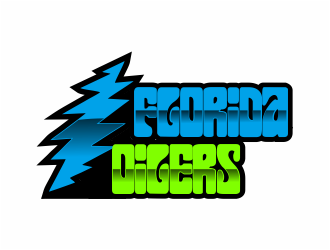 lightning bolt logo design by Girly