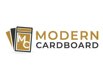 Modern Cardboard logo design by akilis13