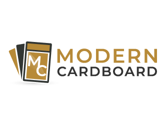 Modern Cardboard logo design by akilis13