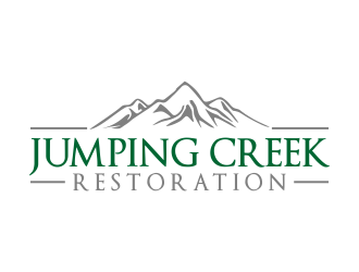 Jumping Creek Restoration logo design by done