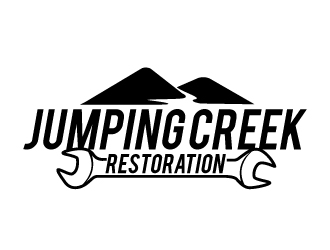 Jumping Creek Restoration logo design by aRBy