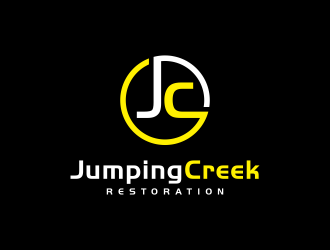 Jumping Creek Restoration logo design by Kopiireng