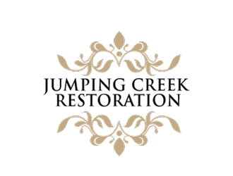 Jumping Creek Restoration logo design by ZQDesigns