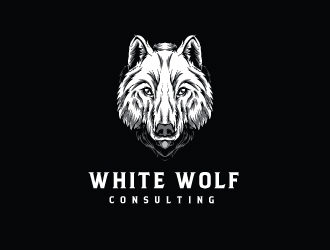 White Wolf Consulting logo design by emberdezign