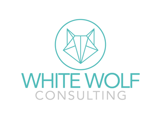 White Wolf Consulting logo design by kunejo