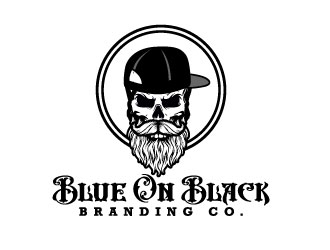 Blue On Black Branding Co. logo design by daywalker