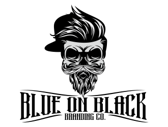 Blue On Black Branding Co. logo design by Greenlight