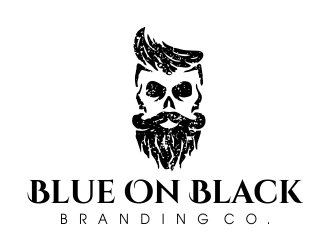 Blue On Black Branding Co. logo design by JessicaLopes
