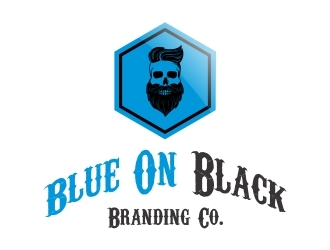 Blue On Black Branding Co. logo design by ManishKoli
