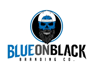 Blue On Black Branding Co. logo design by jaize