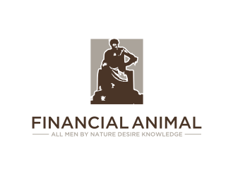 [Name] Financial Animal [Slogan or Tag Line] All men by nature desire knowledge. logo design by Zeratu