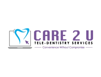 Care 2 U   Tele-Dentistry Services    logo design by IjVb.UnO