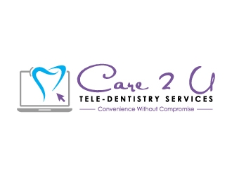 Care 2 U   Tele-Dentistry Services    logo design by IjVb.UnO