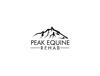 Peak Equine Rehab logo design by Republik